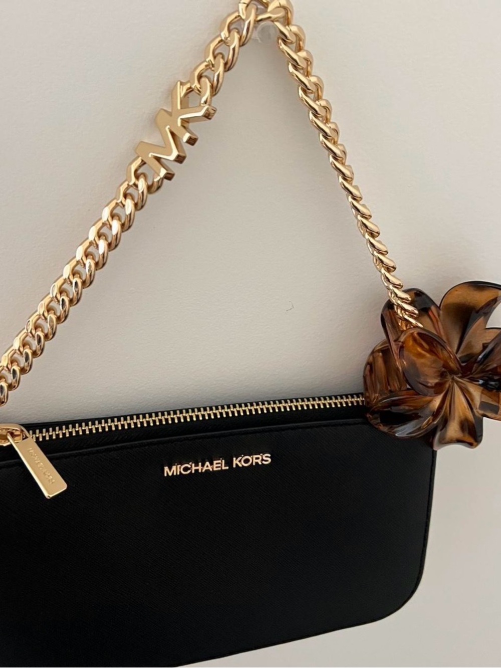 Michael Kors Jet Black SM Pouchette - Picture 2 of 10